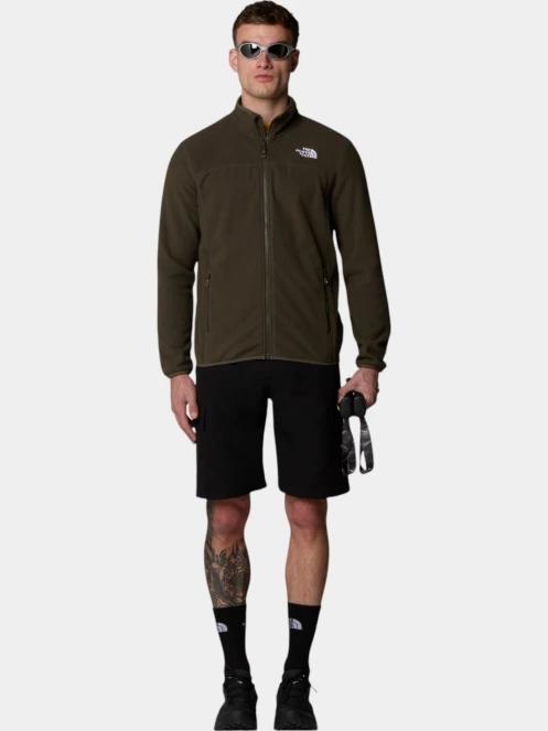 pulover polar pt. barbati The North Face M 100 Glacier Full Zip oliv 4