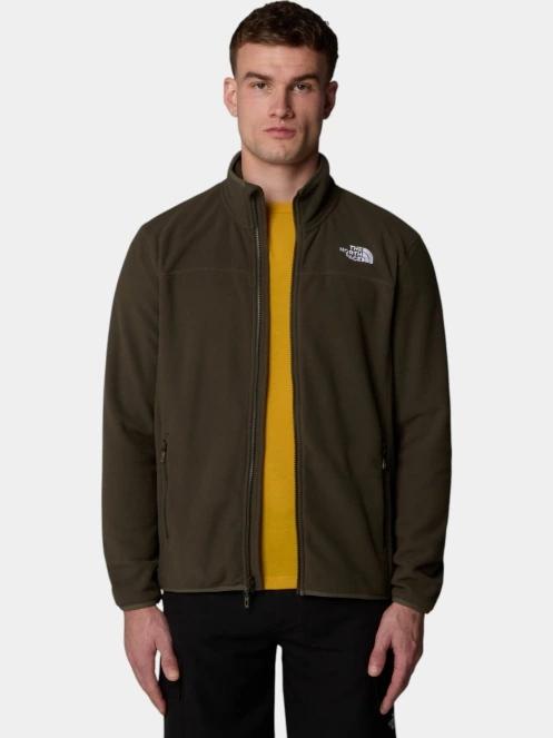 pulover polar pt. barbati The North Face M 100 Glacier Full Zip oliv 5