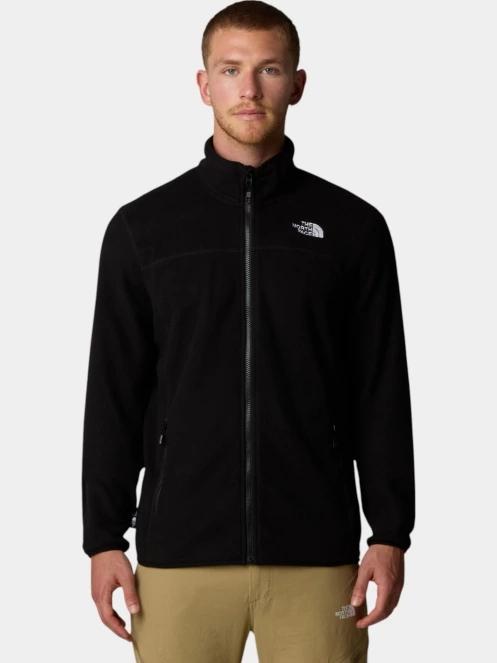 pulover polar pt. barbati The North Face M 100 Glacier Full Zip negru 2