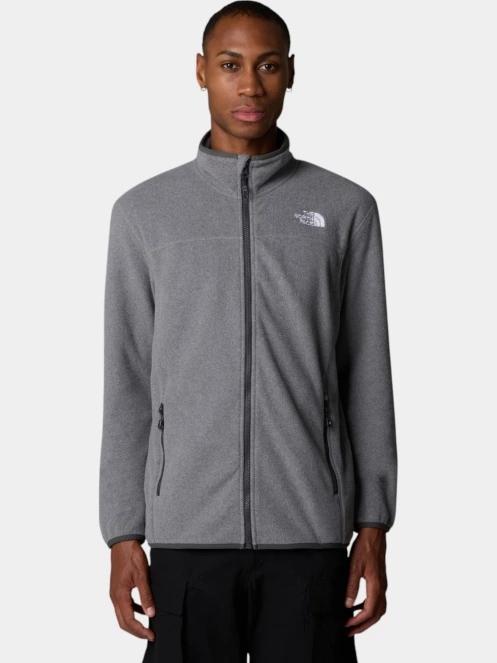 pulover polar pt. barbati The North Face M 100 Glacier Full Zip gri 2