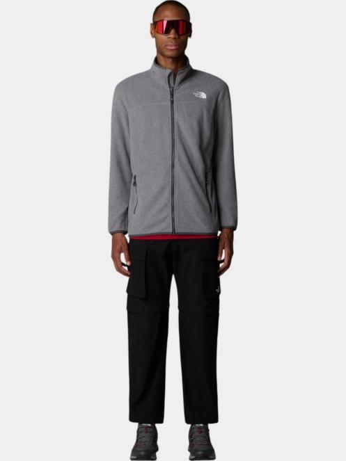 pulover polar pt. barbati The North Face M 100 Glacier Full Zip gri 4