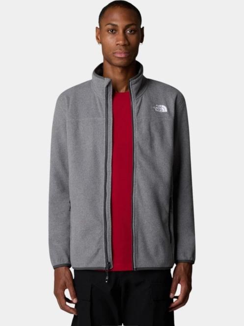 pulover polar pt. barbati The North Face M 100 Glacier Full Zip gri 5