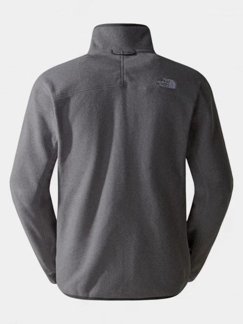 pulover polar pt. barbati The North Face M 100 Glacier Full Zip gri 7