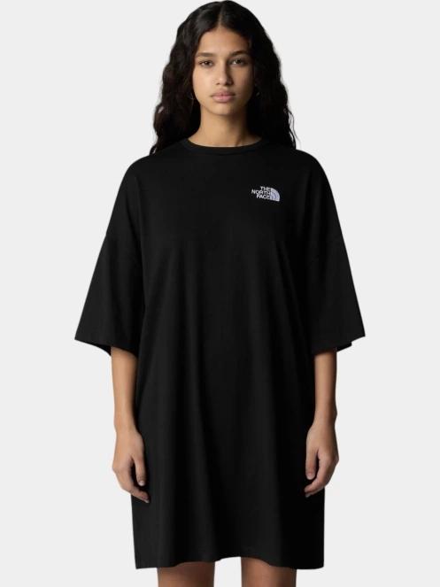 rochie tricou pt. femei The North Face W S/S Essential Oversize Tee Dress negru 2
