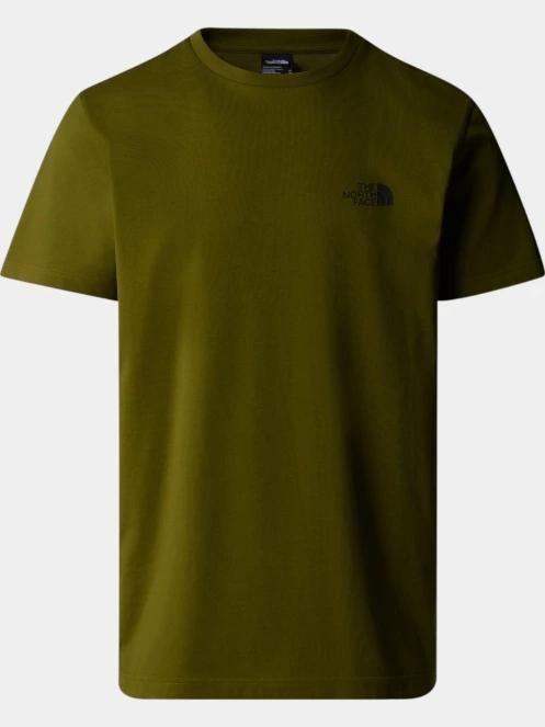 tricou cu maneci scurte pt. barbati The North Face M S/S Simple Dome Tee oliv 5