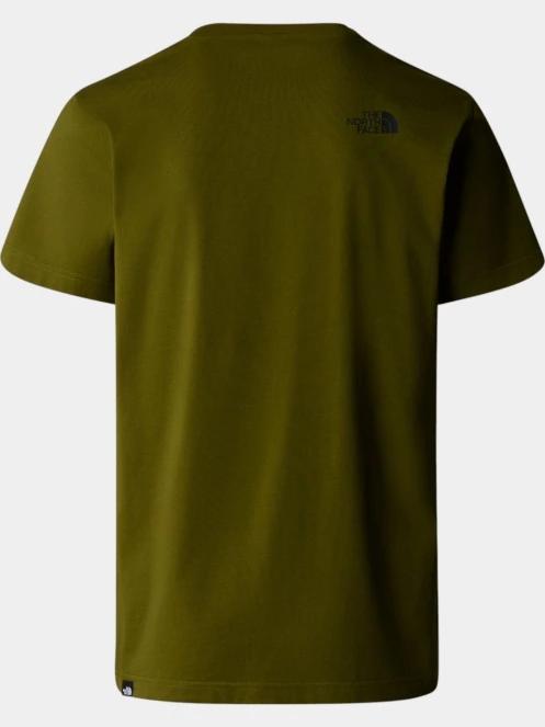 tricou cu maneci scurte pt. barbati The North Face M S/S Simple Dome Tee oliv 6
