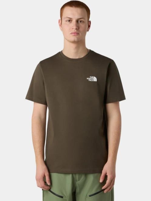 tricou cu maneci scurte pt. barbati The North Face M Ss Simple Dome Tee oliv 2