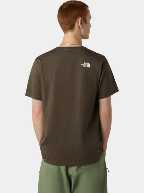 tricou cu maneci scurte pt. barbati The North Face M Ss Simple Dome Tee oliv 3