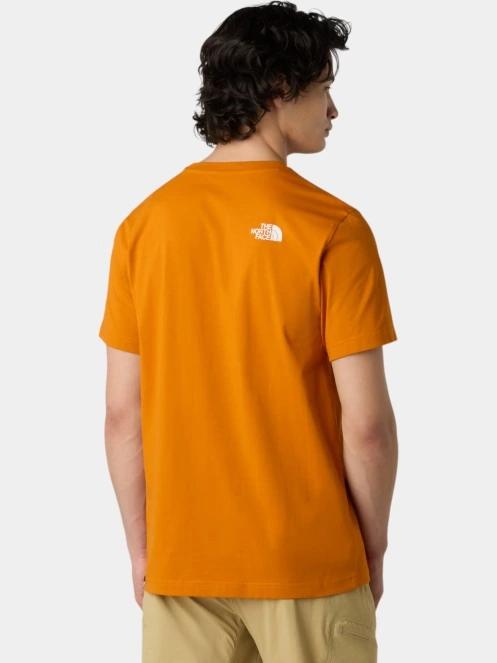 tricou cu maneci scurte pt. barbati The North Face M Ss Simple Dome Tee portocaliu 3
