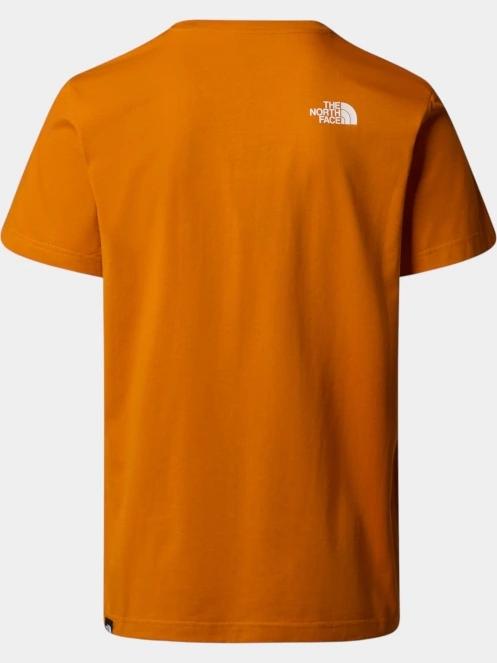tricou cu maneci scurte pt. barbati The North Face M Ss Simple Dome Tee portocaliu 6