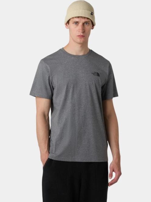 tricou cu maneci scurte pt. barbati The North Face M Ss Simple Dome Tee gri 2