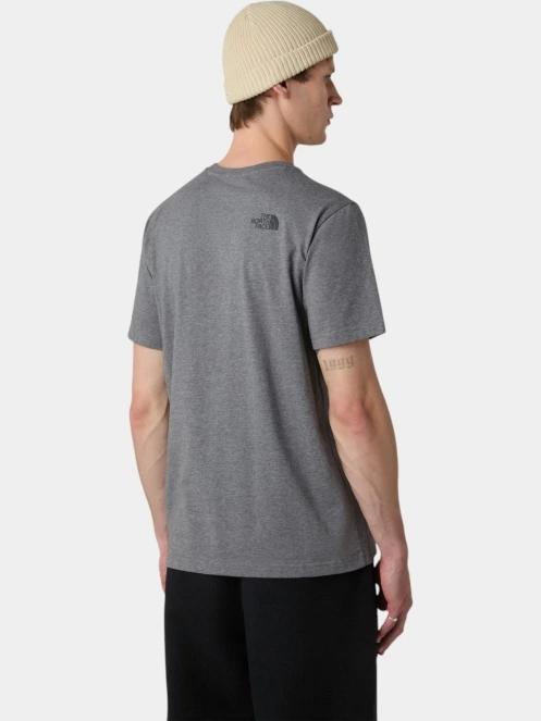tricou cu maneci scurte pt. barbati The North Face M Ss Simple Dome Tee gri 3