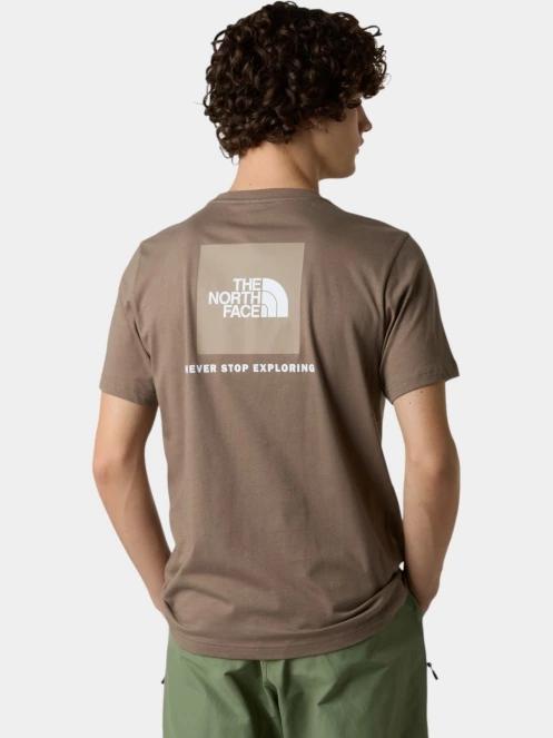 tricou cu maneci scurte pt. barbati The North Face M Ss Box Nse Tee maro 3