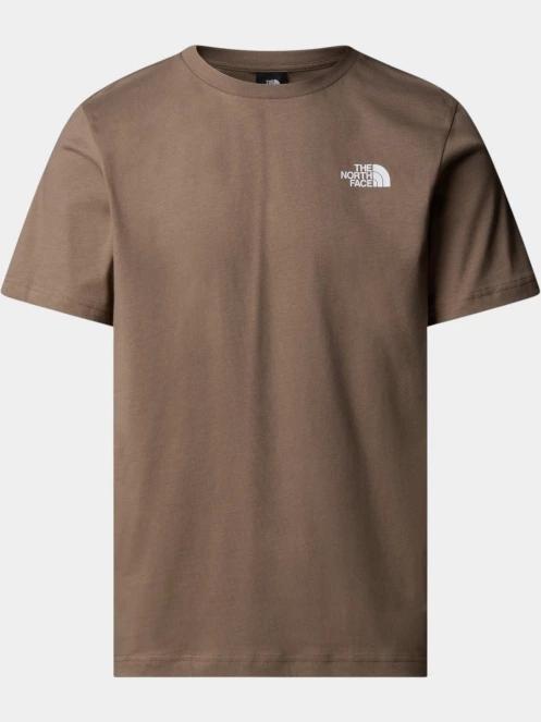 tricou cu maneci scurte pt. barbati The North Face M Ss Box Nse Tee maro 5