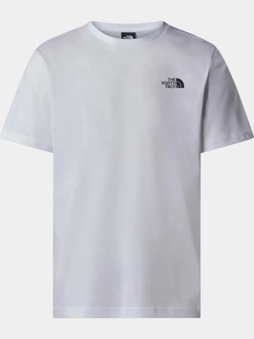 tricou cu maneci scurte pt. barbati The North Face M Ss Box Nse Tee alb 5