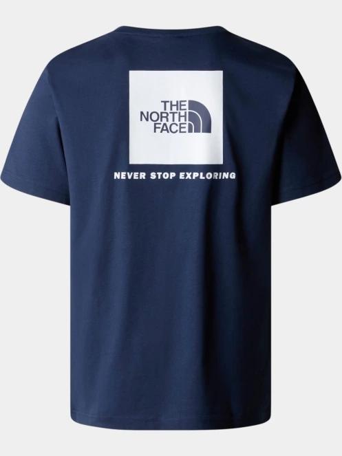 tricou cu maneci scurte pt. barbati The North Face M Ss Box Nse Tee albastru inchis 3