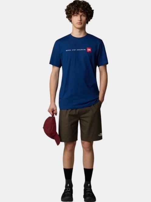 tricou cu maneci scurte pt. barbati The North Face M S/S Never Stop Exploring Tee albastru inchis 4