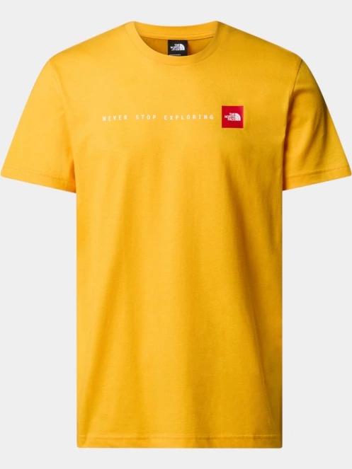 tricou cu maneci scurte pt. barbati The North Face M Ss Never Stop Exploring Tee galben 5