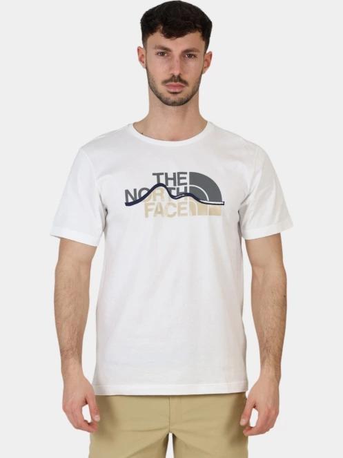 tricou cu maneci scurte pt. barbati The North Face M S/S Mountain Line Tee alb 2