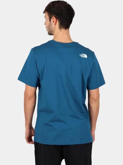 tricou cu maneci scurte pt. barbati The North Face M Ss Mountain Line Tee albastru 4