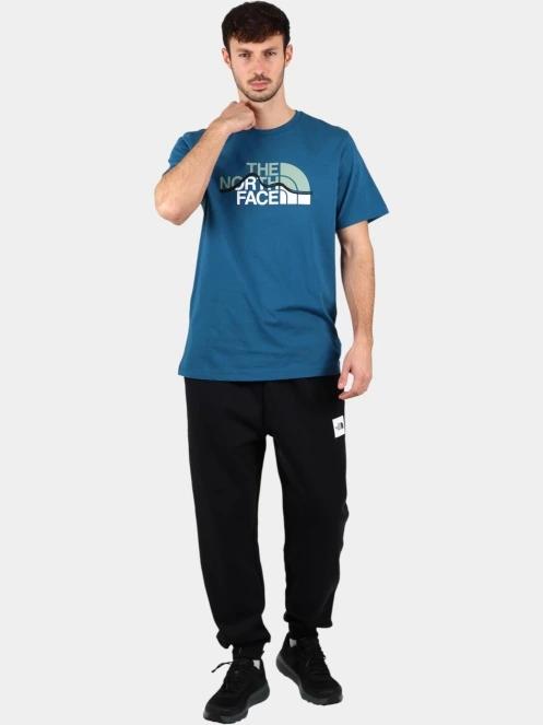 tricou cu maneci scurte pt. barbati The North Face M Ss Mountain Line Tee albastru 5