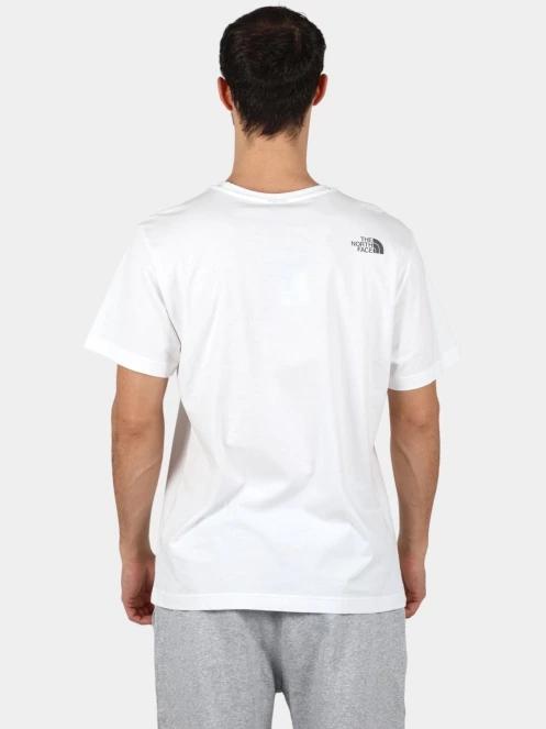 tricou cu maneci scurte pt. barbati The North Face M Ss Mountain Line Tee alb 4