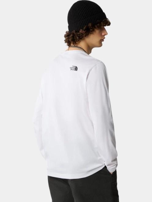 tricou cu maneci lungi pt. barbati The North Face M L/S Simple Dome Tee alb 3