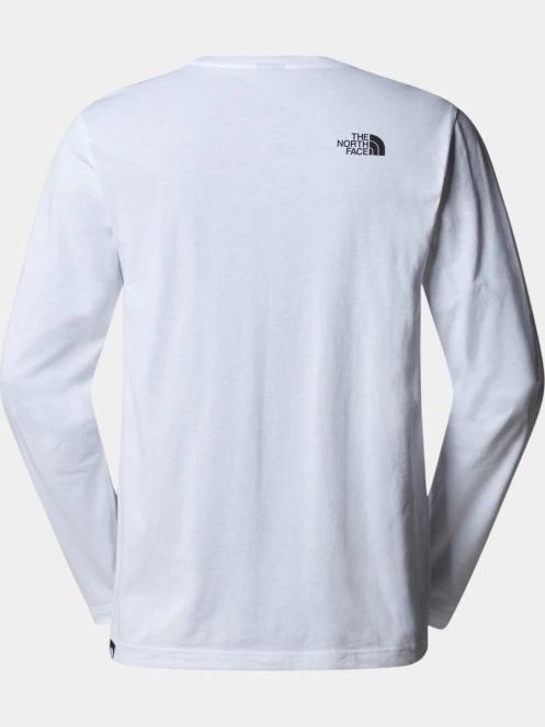 tricou cu maneci lungi pt. barbati The North Face M L/S Simple Dome Tee alb 6