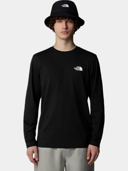 tricou cu maneci lungi pt. barbati The North Face M L/S Simple Dome Tee negru 2