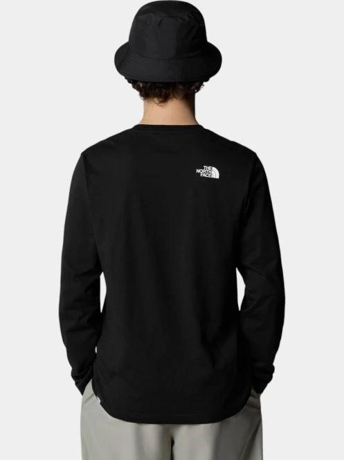 tricou cu maneci lungi pt. barbati The North Face M L/S Simple Dome Tee negru 3