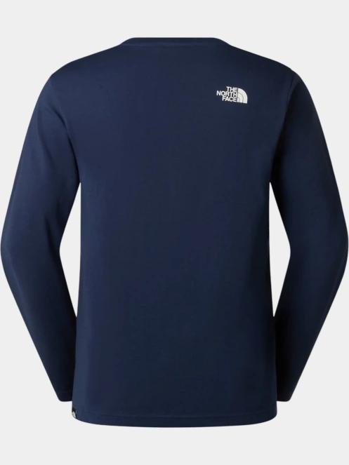 tricou cu maneci lungi pt. barbati The North Face M L/S Simple Dome Tee albastru inchis 6