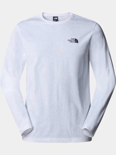 tricou cu maneci lungi pt. barbati The North Face M L/S Simple Dome Tee alb 5