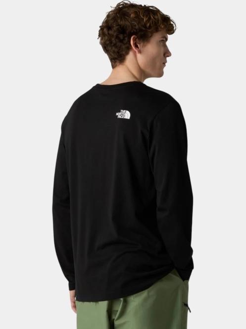 tricou cu maneci lungi pt. barbati The North Face M L/S Simple Dome Tee negru 3