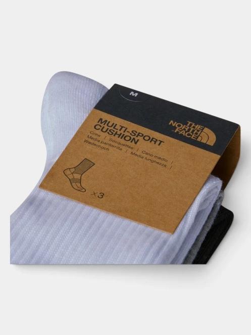ciorapi The North Face Multi Sport Cush Crew Sock 3P alb 4