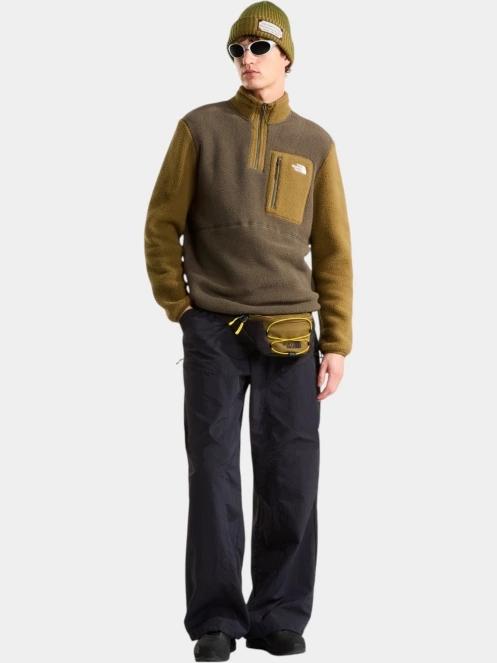 pulover polar pt. barbati The North Face M Yumiori 1/4 Zip oliv 4