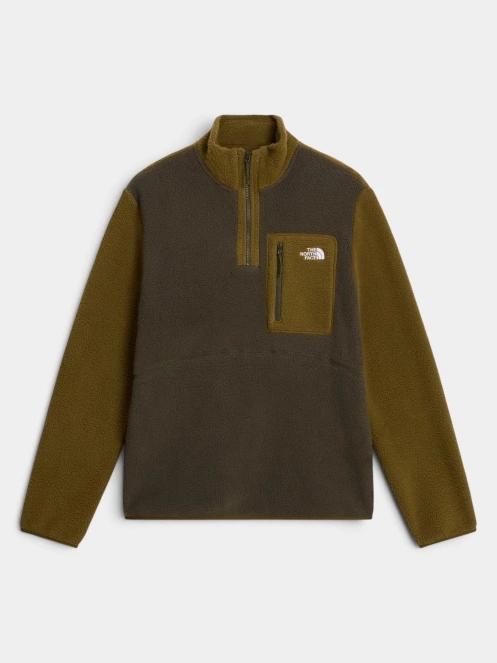 pulover polar pt. barbati The North Face M Yumiori 1/4 Zip oliv 5