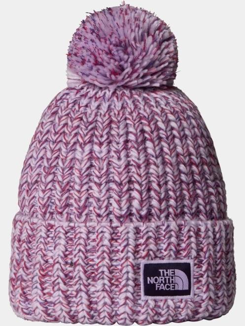 caciula cu mot The North Face Cozy Chunky Cabin Beanie violet 2