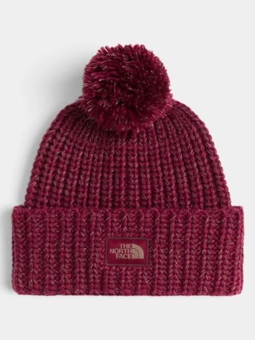 caciula cu mot The North Face Cozy Chunky Cabin Beanie bordo 2