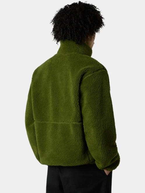 pulover polar pt. barbati The North Face M Extreme Pile 2 Fz Jacket verde 3