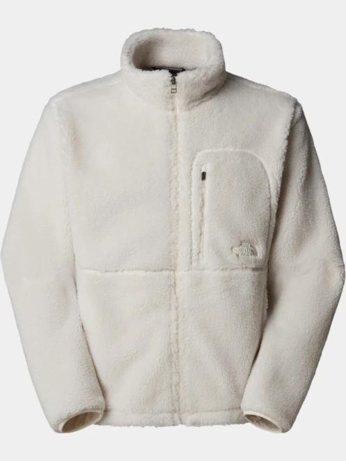 pulover polar pt. barbati The North Face M Extreme Pile 2 Fz Jacket alb 6