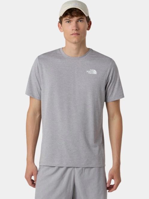 tricou pentru sport, cu maneci scurte pt. barbati The North Face M 24/7 S/S Tee Reg gri 2