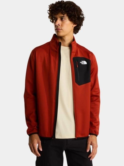 pulover polar pt. barbati The North Face M Crest Fz portocaliu 4