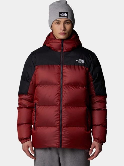 geaca de drumetie matlasata pt. barbati The North Face M Diablo Down Hoodie rosu 2