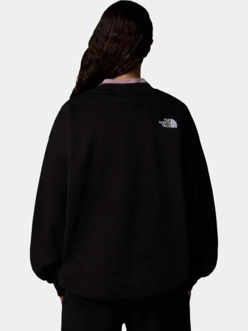 pulover pt. femei The North Face W Essential Oversize Crew negru 3
