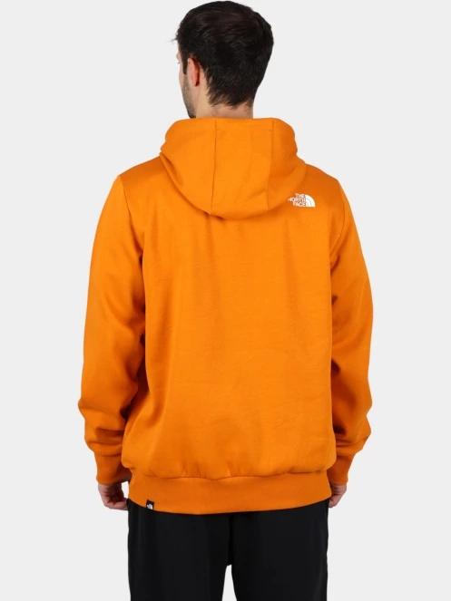 pulover cu gluga pt. barbati The North Face M Simple Dome Hoodie portocaliu 4