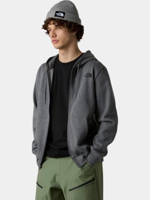 pulover cu gluga pt. barbati The North Face M Simple Dome Full Zip Hoodie gri 3