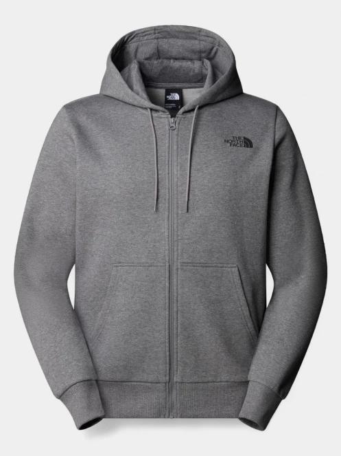 pulover cu gluga pt. barbati The North Face M Simple Dome Full Zip Hoodie gri 6