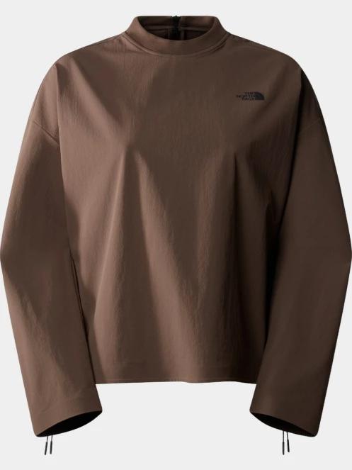 pulover pt. femei The North Face W Woven Shirt maro 5