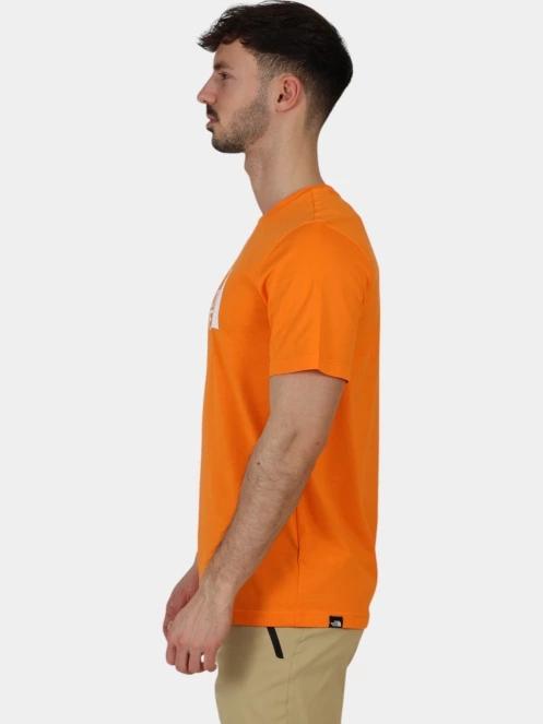 tricou cu maneci scurte pt. barbati The North Face M S/S Easy Tee portocaliu 3