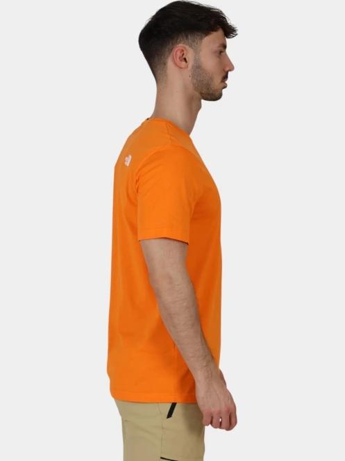tricou cu maneci scurte pt. barbati The North Face M S/S Easy Tee portocaliu 5